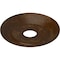 Ekena Millwork Adonis Ceiling Medallion (Canopies up to 10 1/4"), 16 1/8"OD x 3 5/8"ID x 1"P, Root Beer Crackle CM16ADRBC - alternate 2